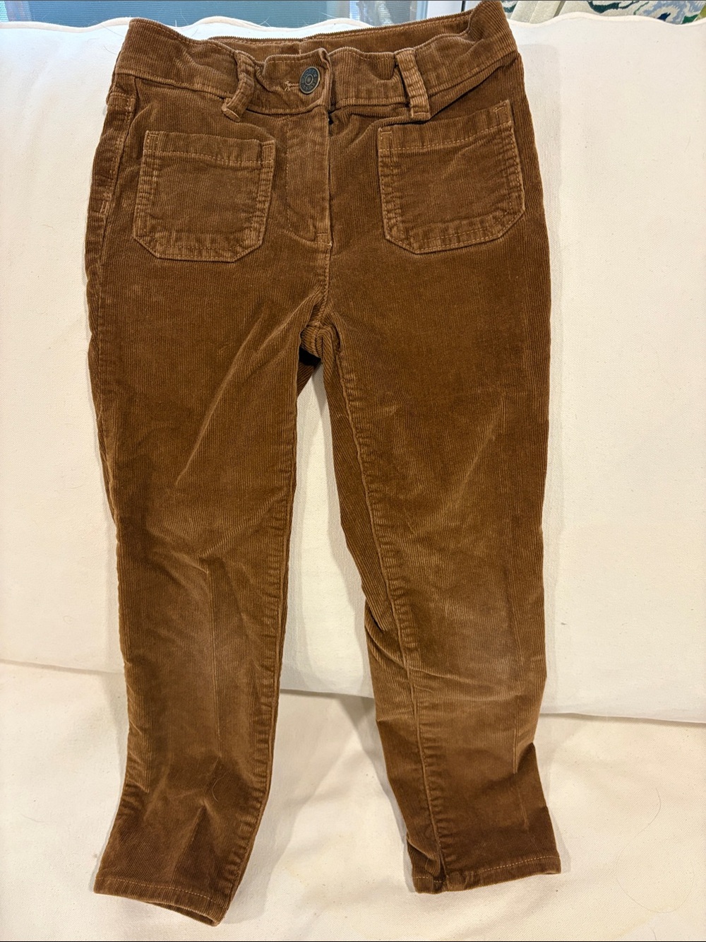 EUC Girls Crewcuts Corduroy Pants in Brown size 6